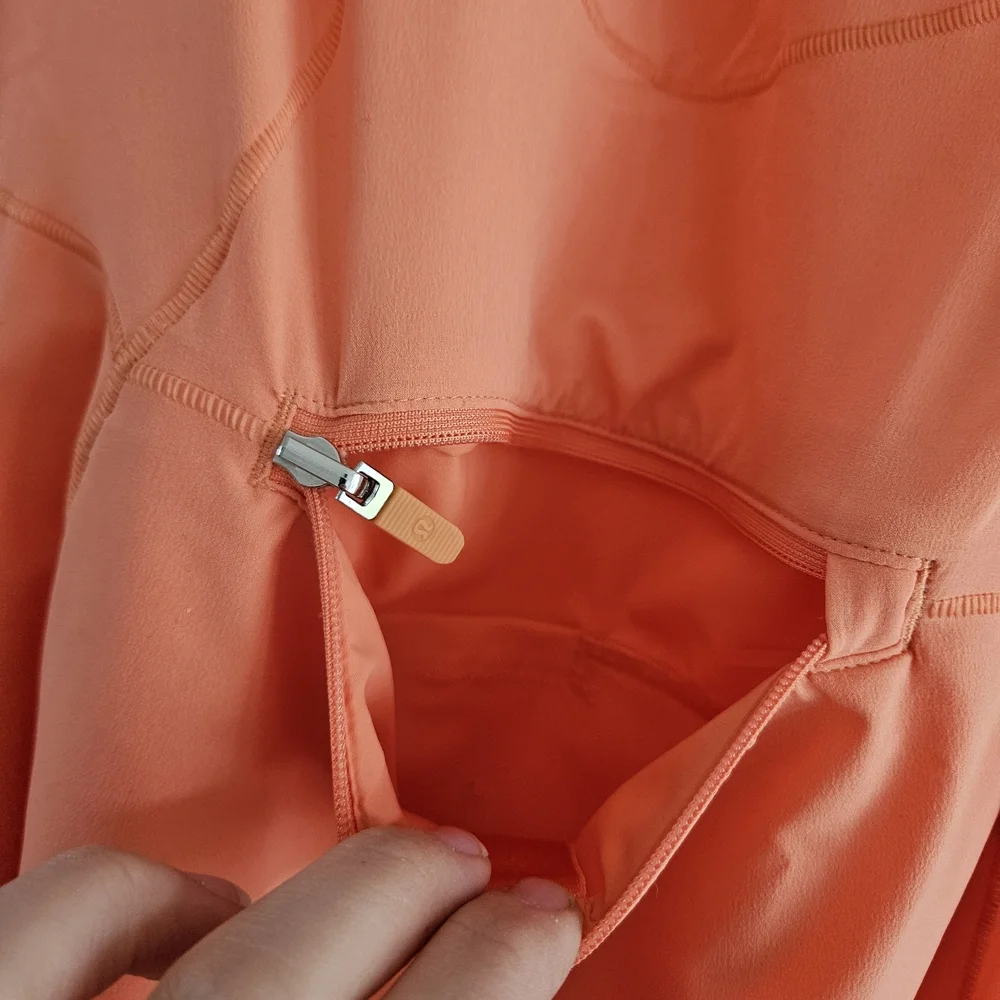 lululemon athletica Mist Over Windbreaker Apricot Color Size 14 - Picture 7 of 9